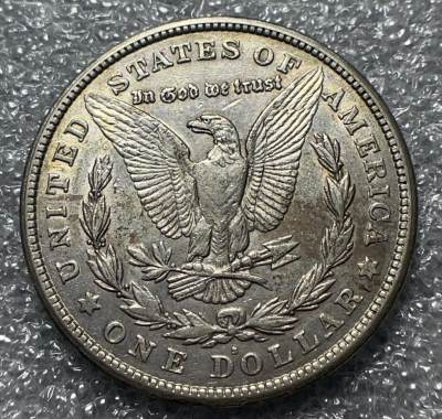 文馨钱币收藏第 142 场，各国老铜币，殖民地时期，银币场，满三件包邮 - 1921 年美国摩根大一元银元