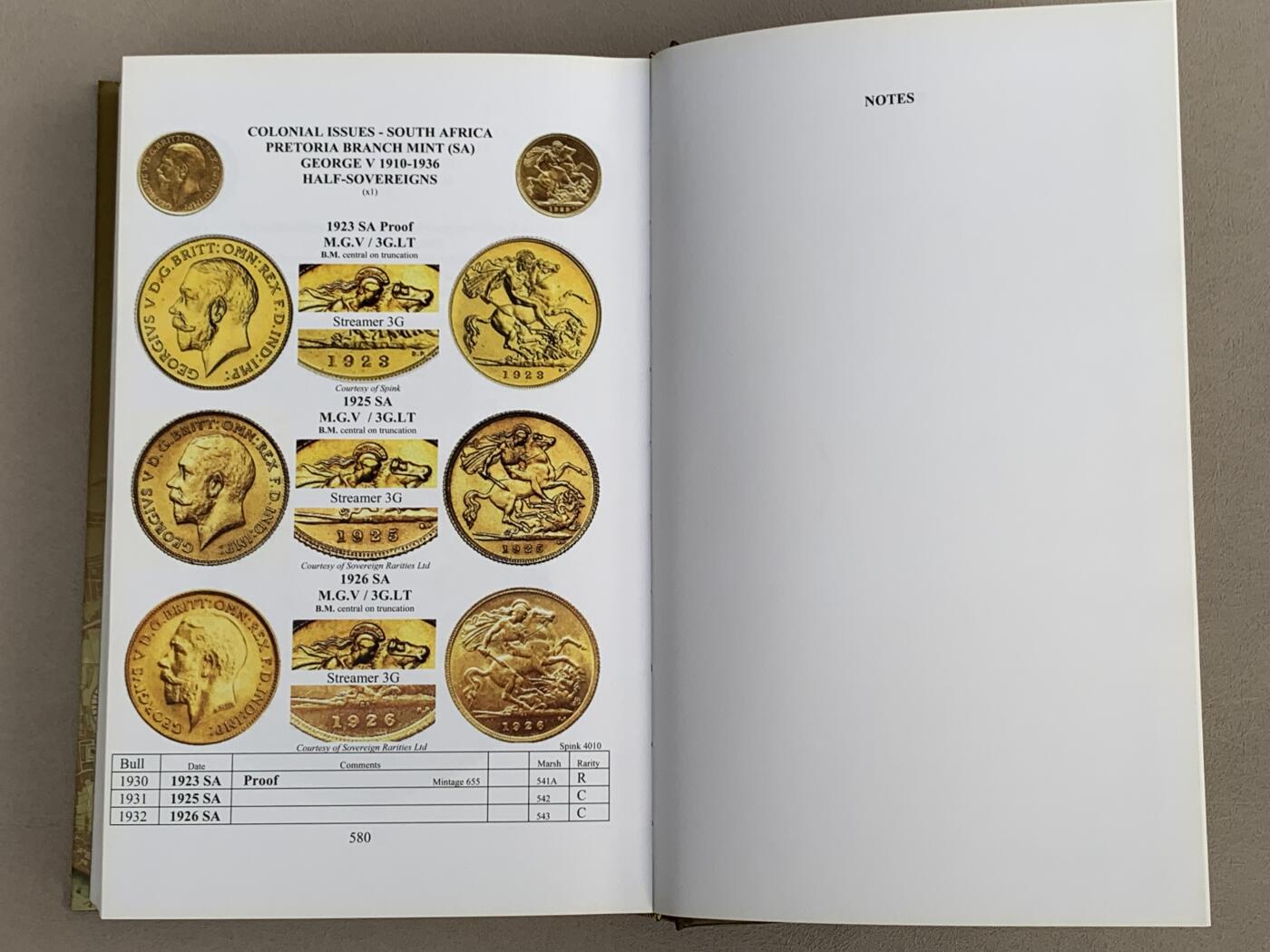 《竞宝斋》第285场- 周日，周一 2场连拍 （全场包邮） 英国spink 目录  1816-1971金币（第二卷） 几乎全新