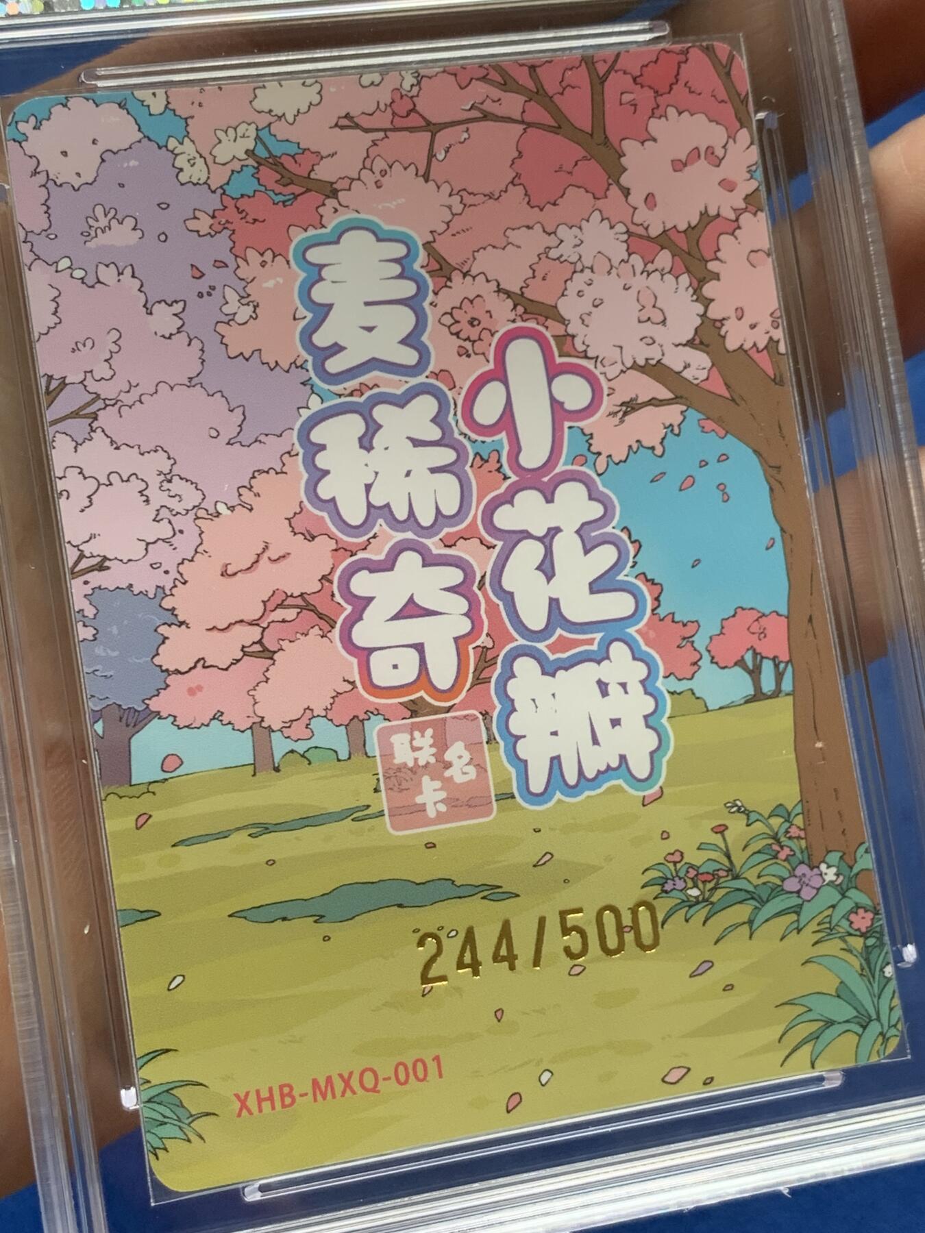 《竞宝斋》第285场- 周日，周一 2场连拍 （全场包邮） 麦稀奇小花瓣联名卡一张  编号244