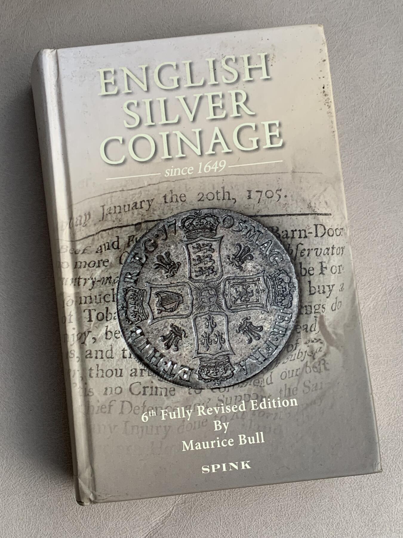 《竞宝斋》第285场- 周日，周一 2场连拍 （全场包邮） 英国spink 目录  1649年以来银币 很厚