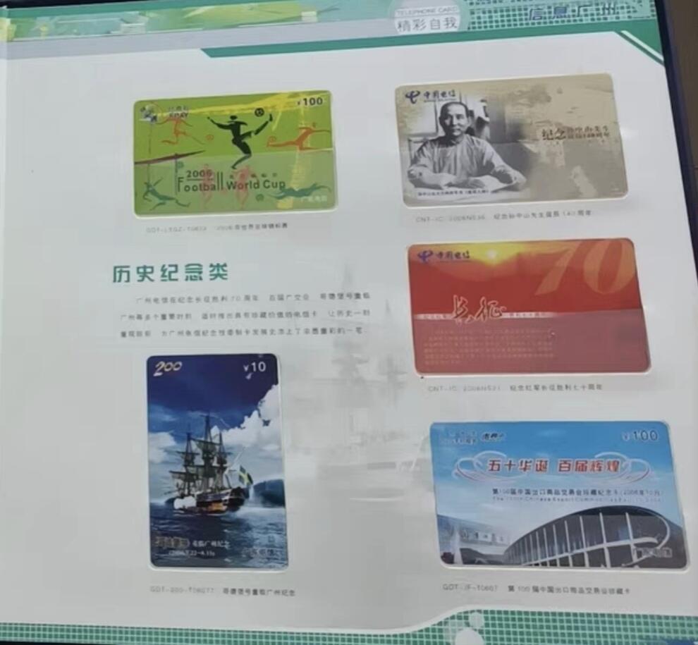 广东200卡-2006年册样卡（共145枚） 发行量：300套