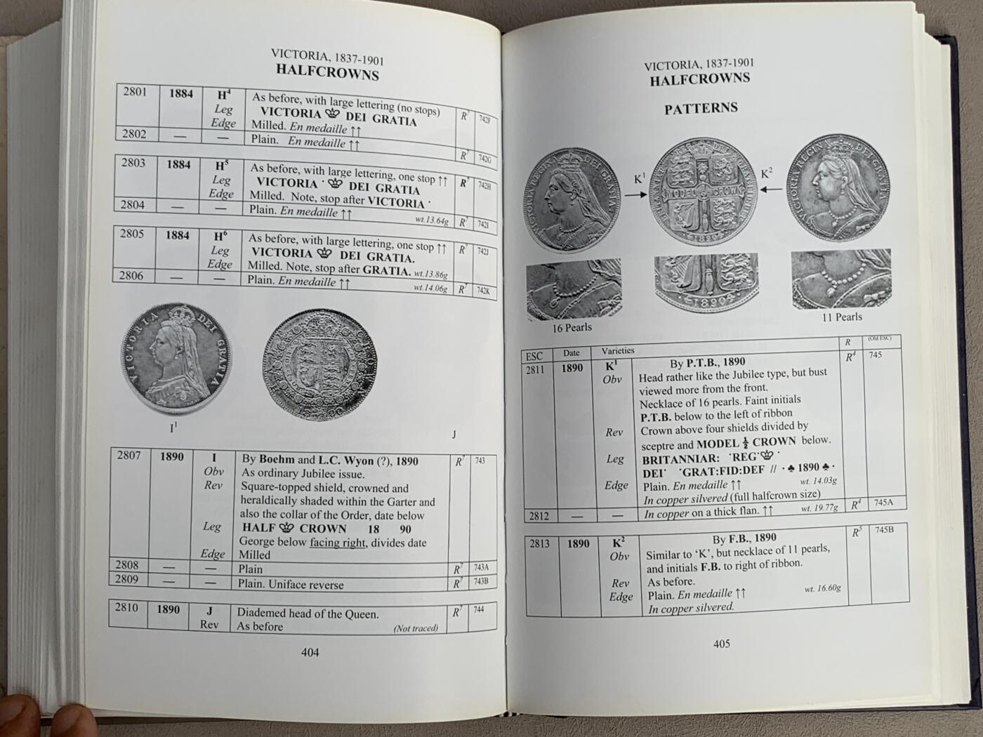 《竞宝斋》第285场- 周日，周一 2场连拍 （全场包邮） 英国spink 目录  1649年以来银币 很厚