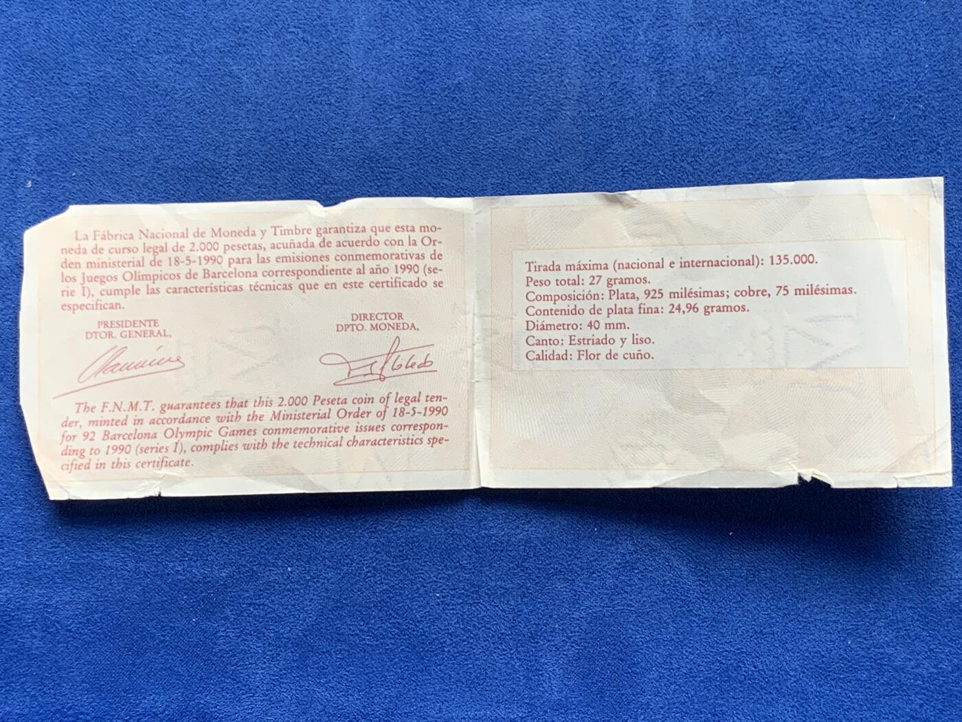 《竞宝斋》第285场- 周日，周一 2场连拍 （全场包邮） 西班牙1990年发行1992年奥运会球类纪念银币 925银 单枚27克*4枚 木盒带证书