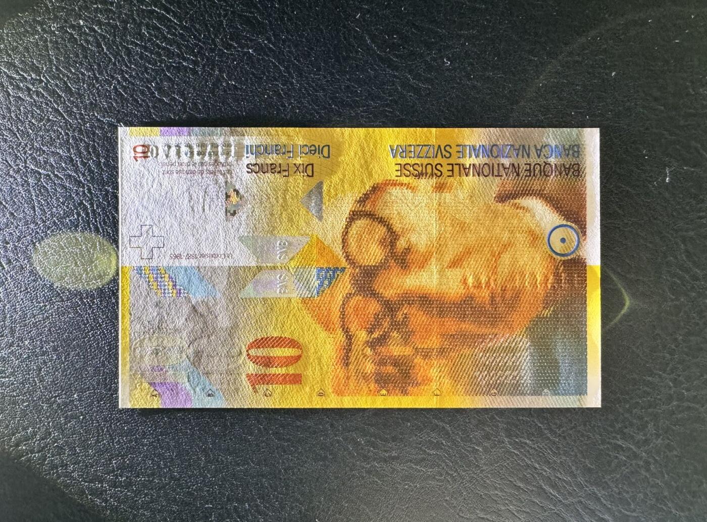 收藏联盟Quantum Auction 第358期拍卖  瑞士2013年10法郎 品相全新UNC 13年首发A冠 建筑家 勒·柯布西耶