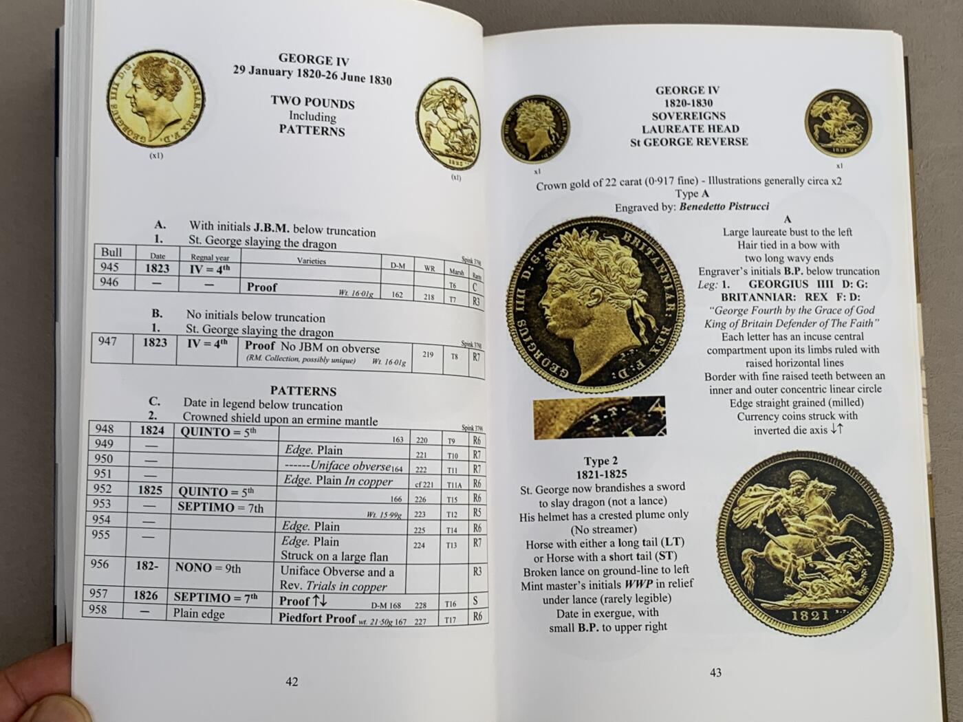 《竞宝斋》第285场- 周日，周一 2场连拍 （全场包邮） 英国spink 目录  1816-1971金币（第二卷） 几乎全新