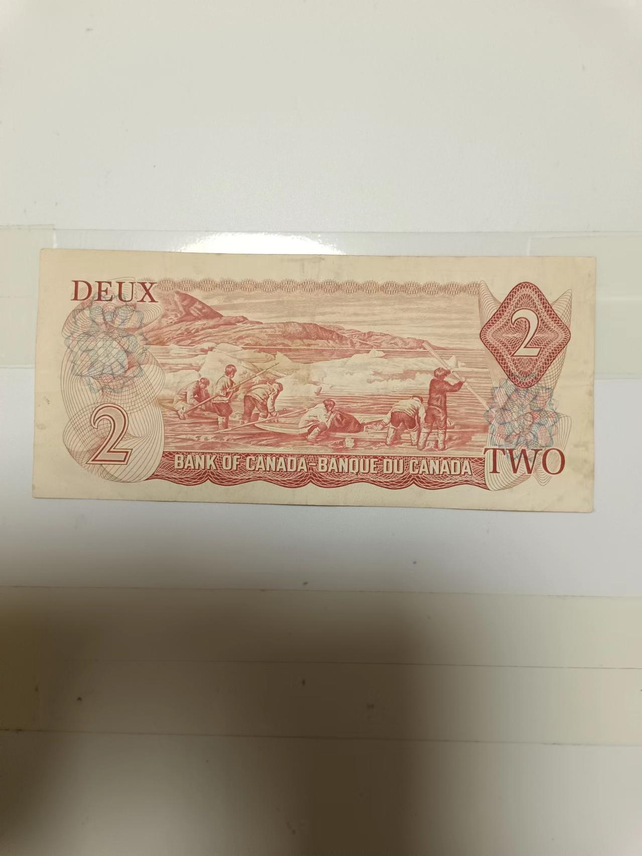 【20240707】非全新纸币第148场 加拿大2元