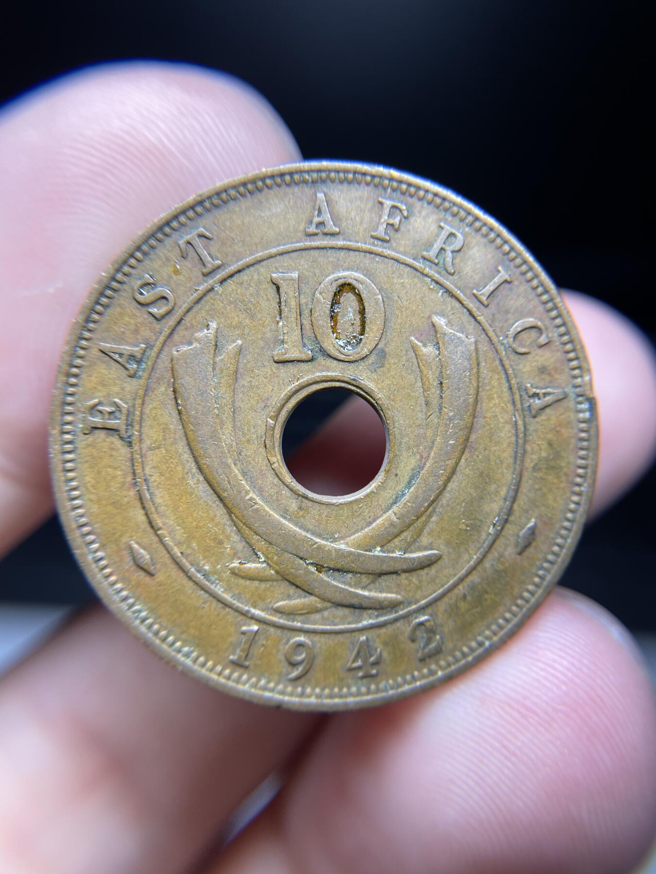 2024年集古藏今外币拍卖第十期-第4场—（总第94拍），新一期拍卖开始了。 1942年英属东非10分