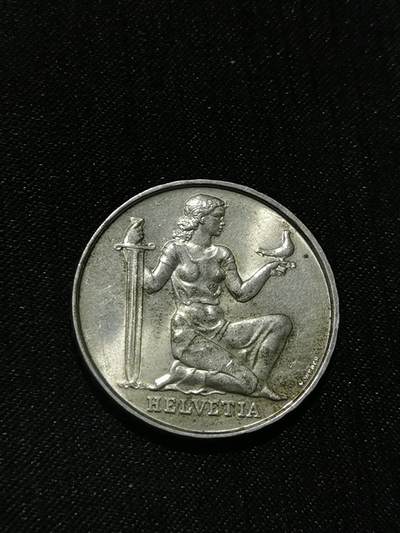 臻藏泉阁国内外钱币 - 瑞士女神5法郎银币
