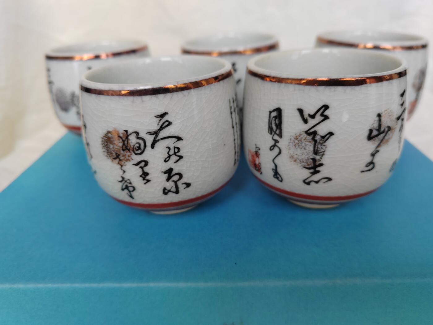 欧美回流精选 回流松韦款侧把壶一壶五杯套