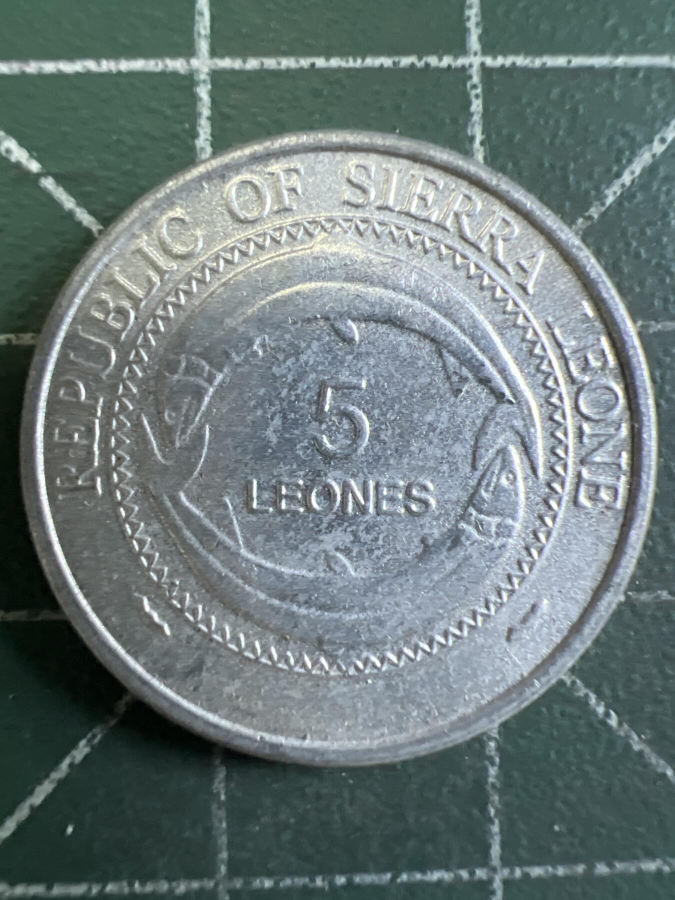 第644期 硬币专场 （无押金，捡漏，全场50包邮，偏远地区除外，接收代拍业务，本店十天发一次货） 塞拉利昂5利昂