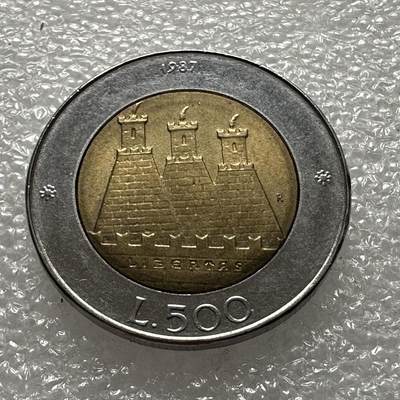 🌹外币初藏🌹🐯第45场 每周二四六晚8️⃣点 - 圣马力诺1987年500里拉