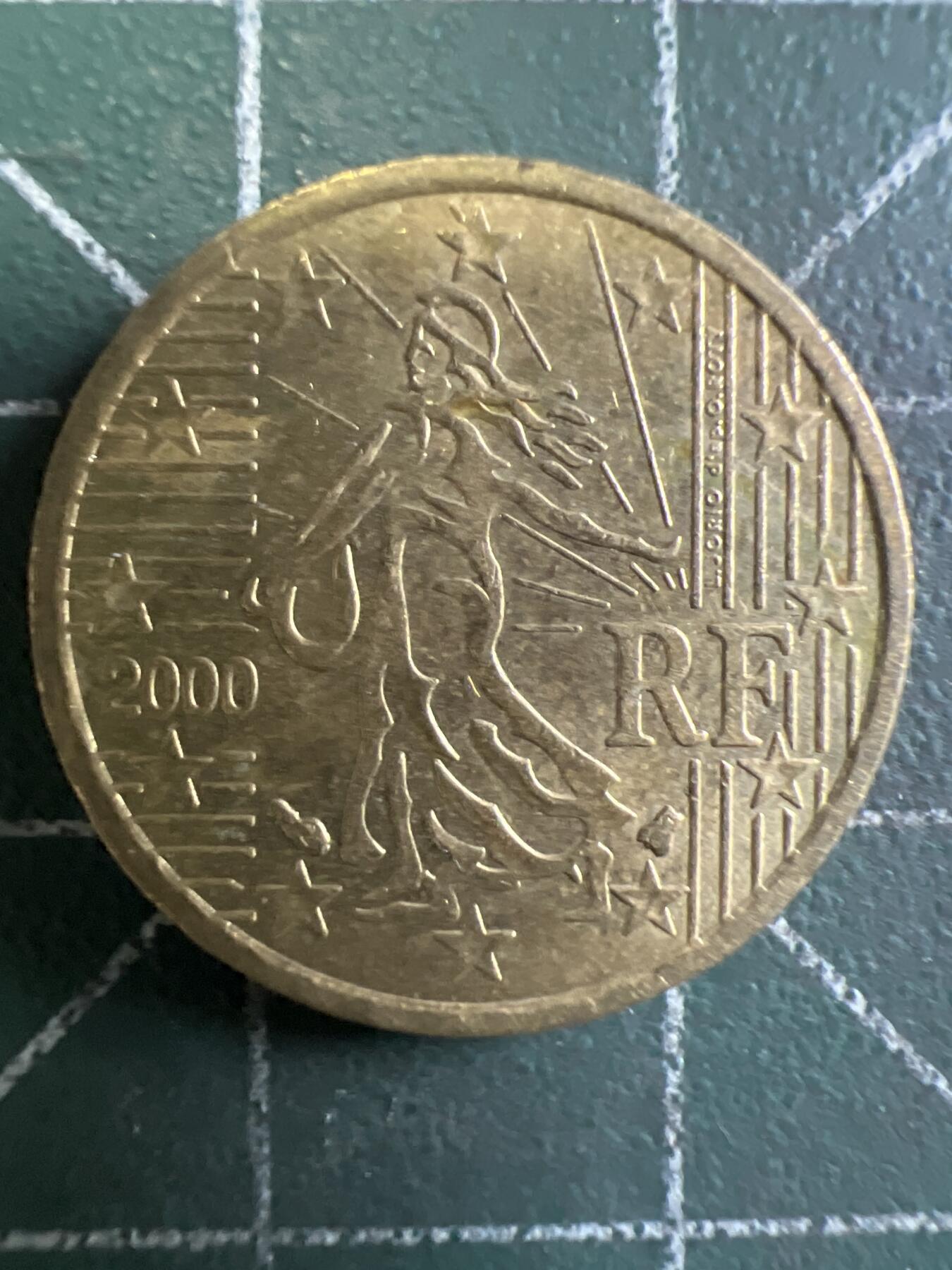 第662期 硬币场 （无押金，捡漏，全场50包邮，偏远地区除外，接收代拍业务，本店十天发一次货） 法国10欧分