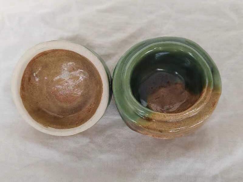 欧美回流精选 回流仁字款三足香盒 