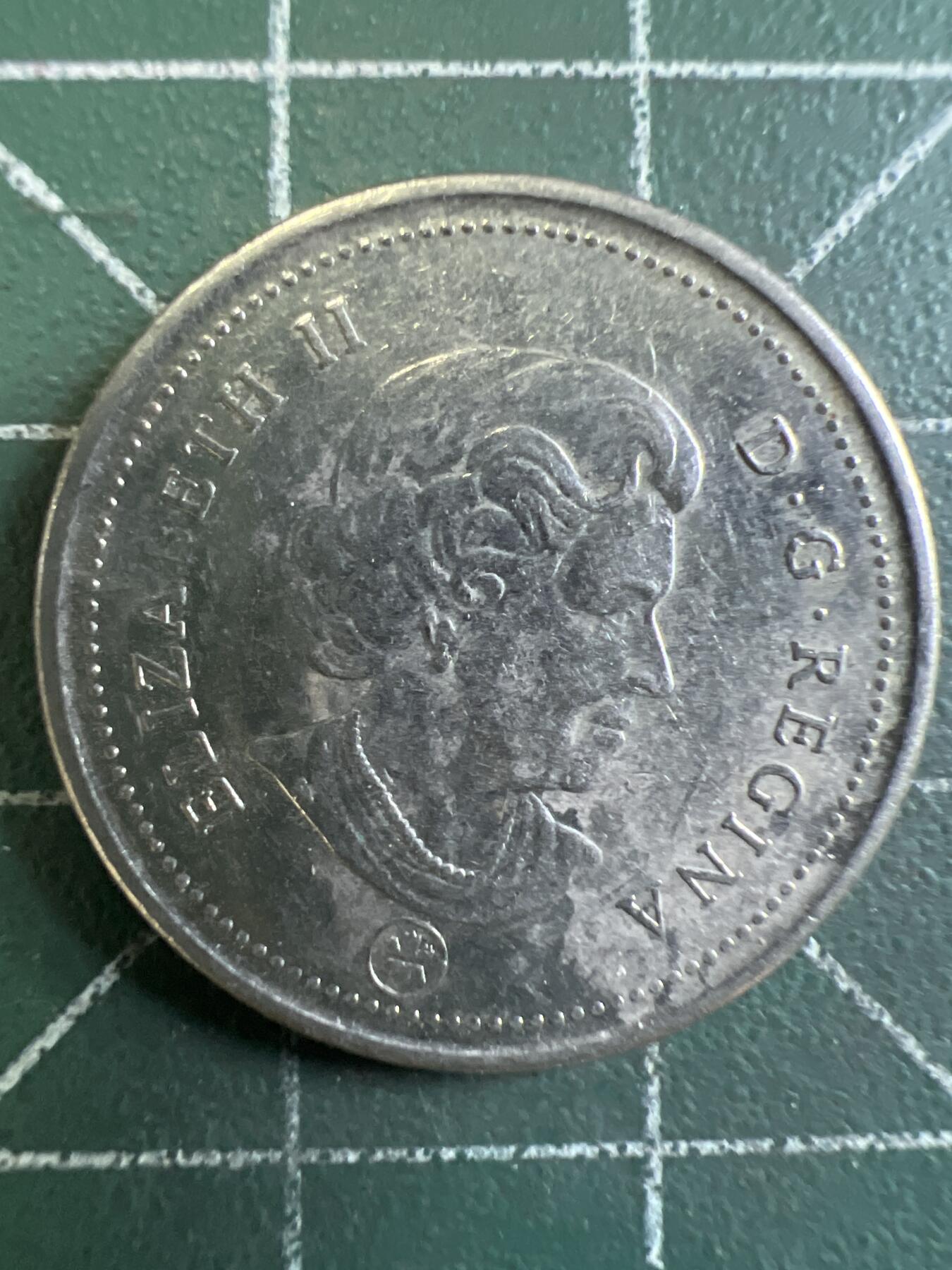 第643期 硬币专场 （无押金，捡漏，全场50包邮，偏远地区除外，接收代拍业务，本店十天发一次货） 加拿大25分