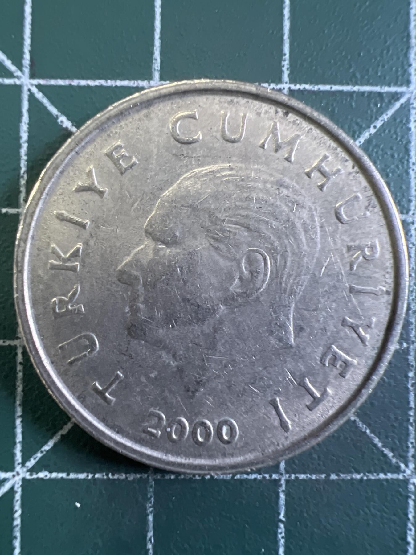 第644期 硬币专场 （无押金，捡漏，全场50包邮，偏远地区除外，接收代拍业务，本店十天发一次货） 土耳其50Bin里拉