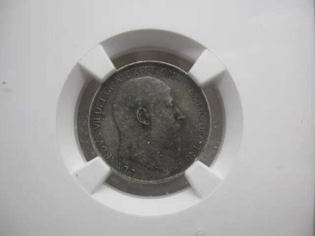 NGC-AU50英国1910年6便士银币