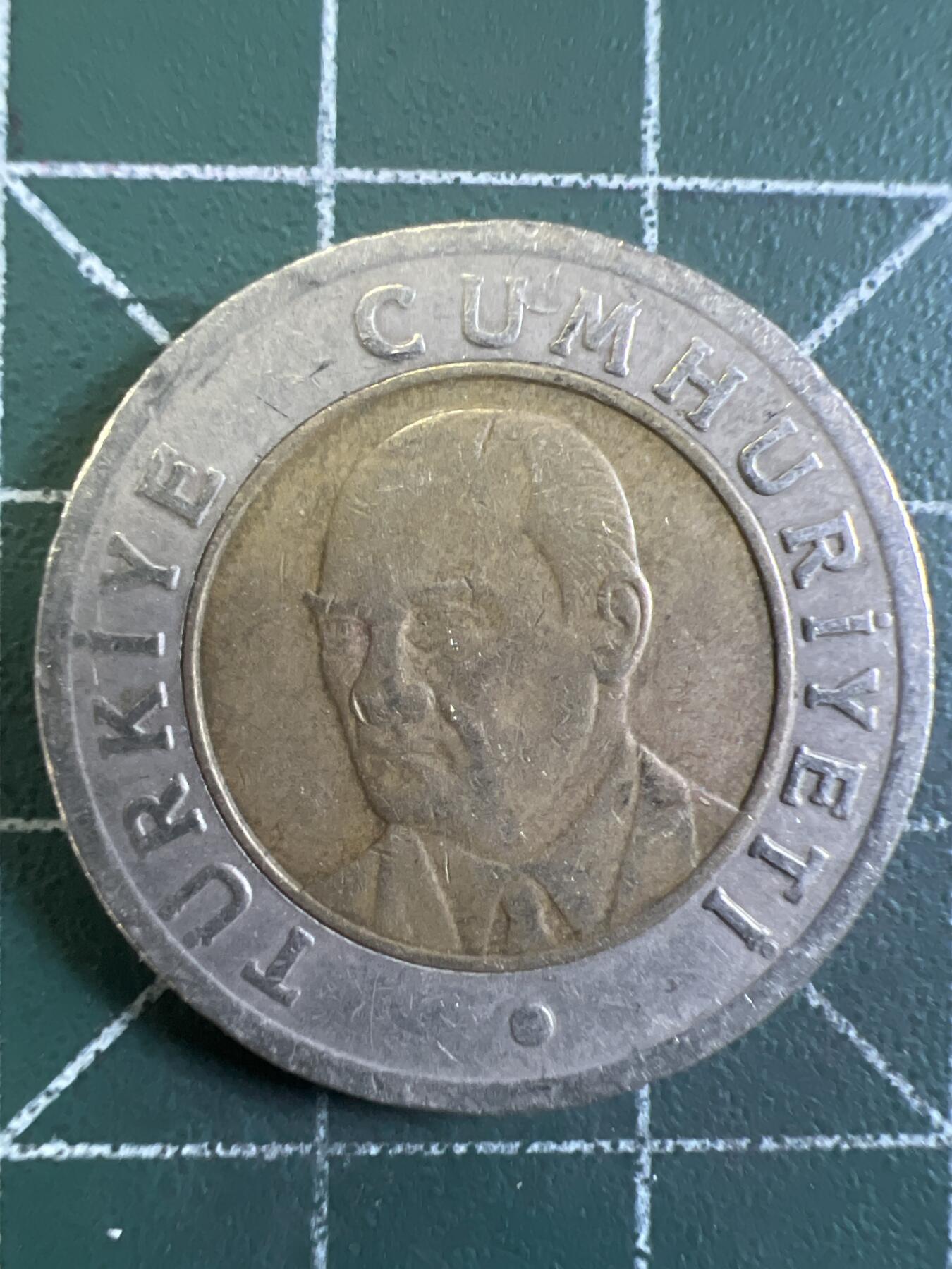 第644期 硬币专场 （无押金，捡漏，全场50包邮，偏远地区除外，接收代拍业务，本店十天发一次货） 土耳其1里拉双色币