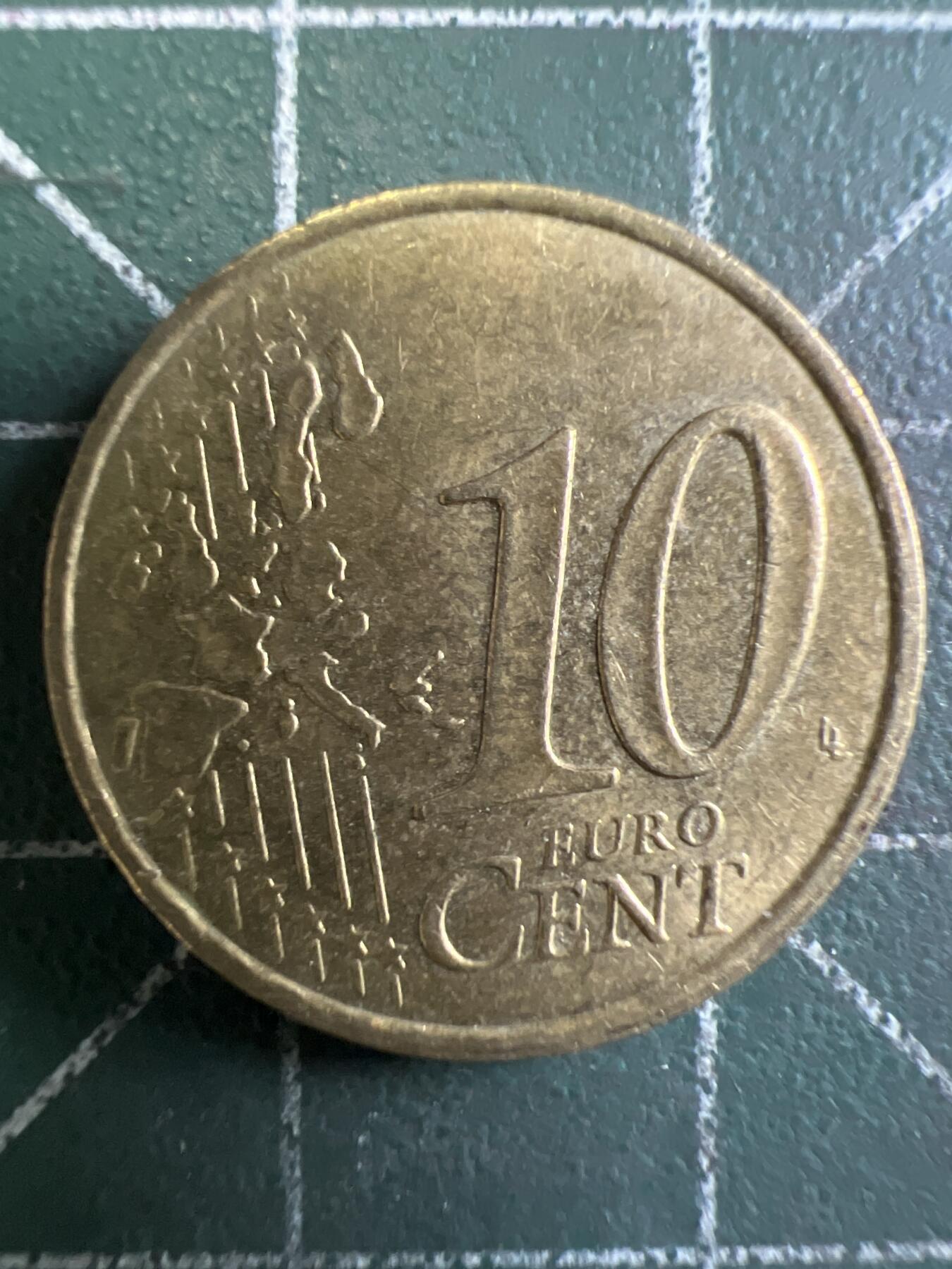 第662期 硬币场 （无押金，捡漏，全场50包邮，偏远地区除外，接收代拍业务，本店十天发一次货） 法国10欧分