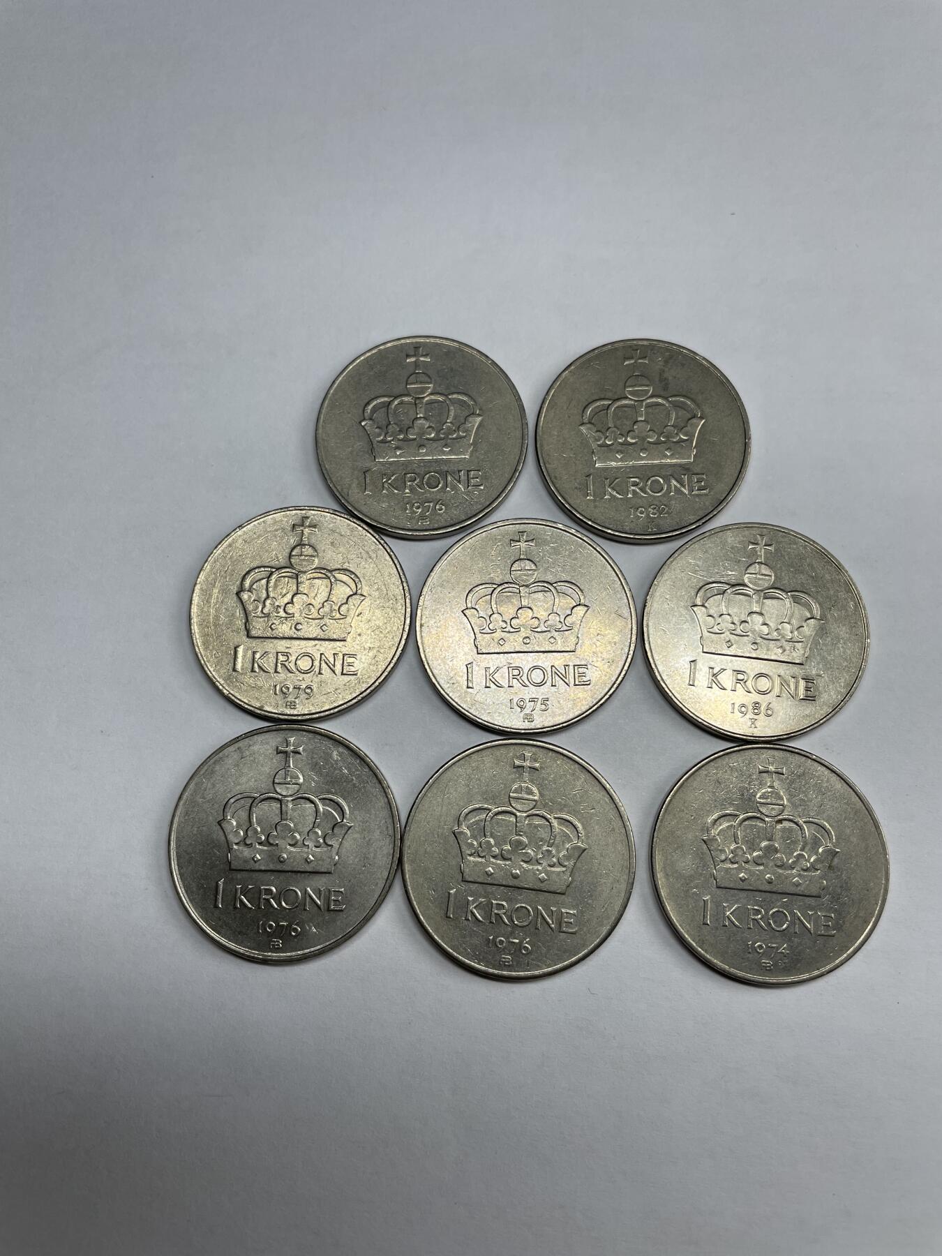 2024年集古藏今外币拍卖第十期-第5场—（总第95拍），新一期拍卖开始了。 挪威一克朗8枚