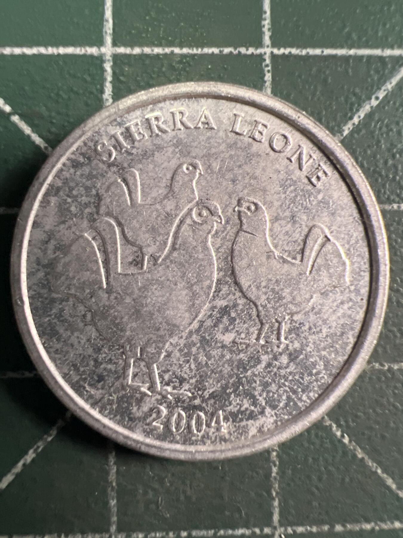 第645期 硬币专场 （无押金，捡漏，全场50包邮，偏远地区除外，接收代拍业务，本店十天发一次货） 塞拉利昂5利昂