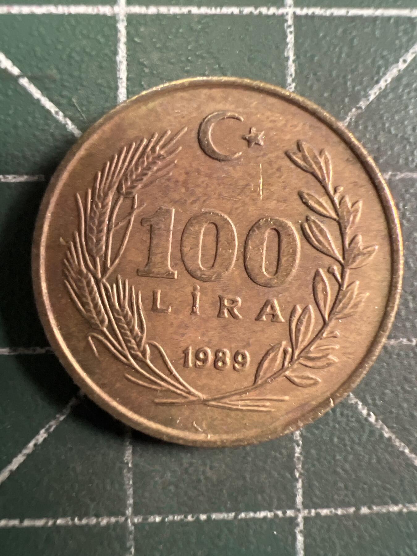第645期 硬币专场 （无押金，捡漏，全场50包邮，偏远地区除外，接收代拍业务，本店十天发一次货） 土耳其100里拉
