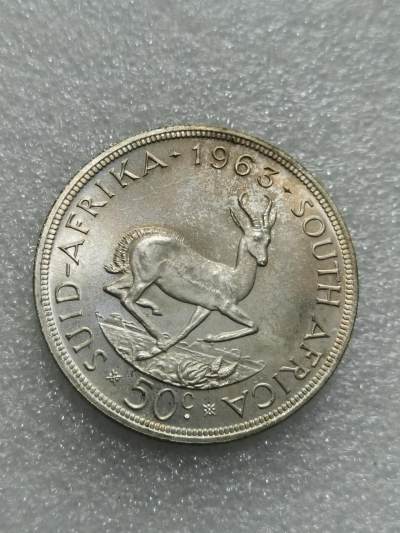 天下钱庄裸币专场 - 南非羚羊5先令银币