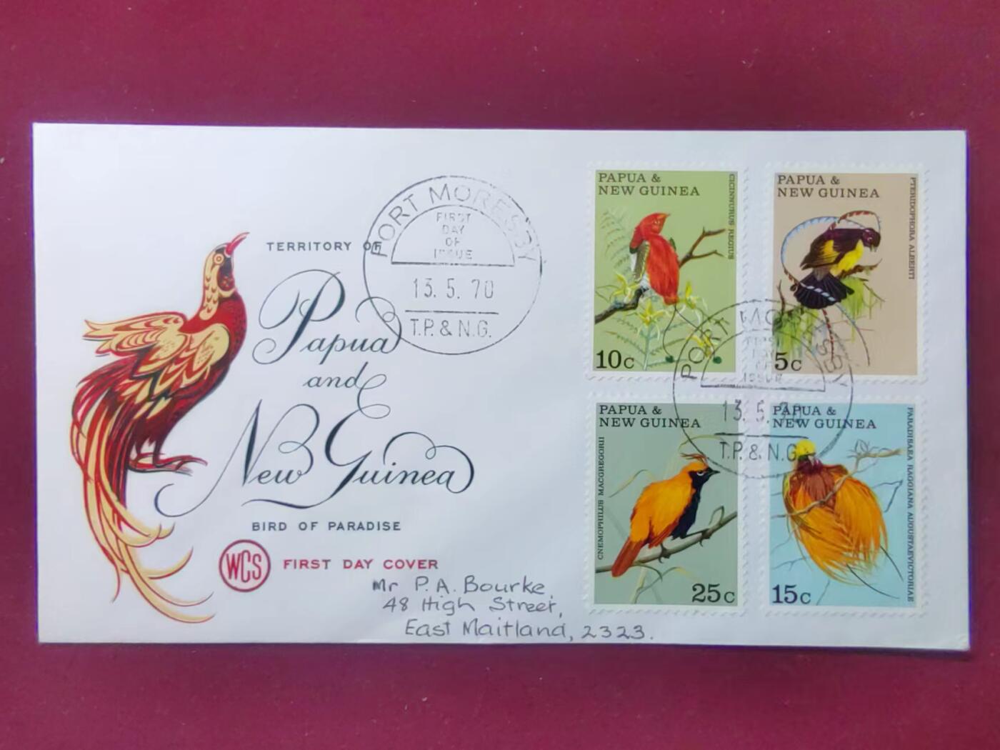 联合阁邮币社™ ——“多国邮品专场” 巴布亚新几内亚1973年 鸟类