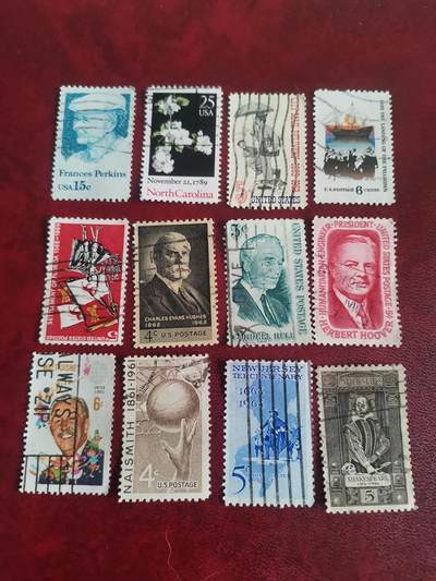 296美国专题纪念邮票12种不同一起出让。 - 296美国专题纪念邮票12种不同一起出让。