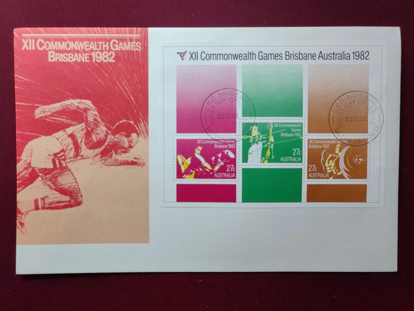 联合阁邮币社™ ——“多国邮品专场” 澳大利亚1982年 英联邦运动会