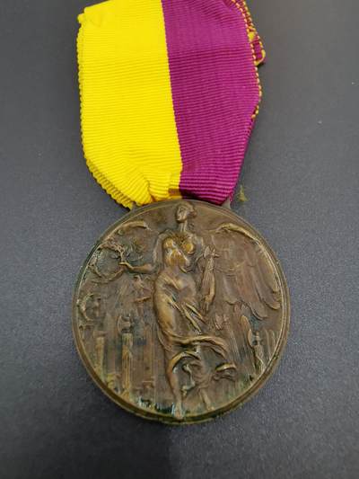 老王徽章第四十七期 - 意大利1922墨索里尼罗马进军奖章   背后带厂标