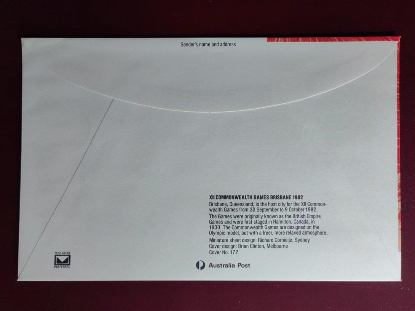 联合阁邮币社™ ——“多国邮品专场” 澳大利亚1982年 英联邦运动会