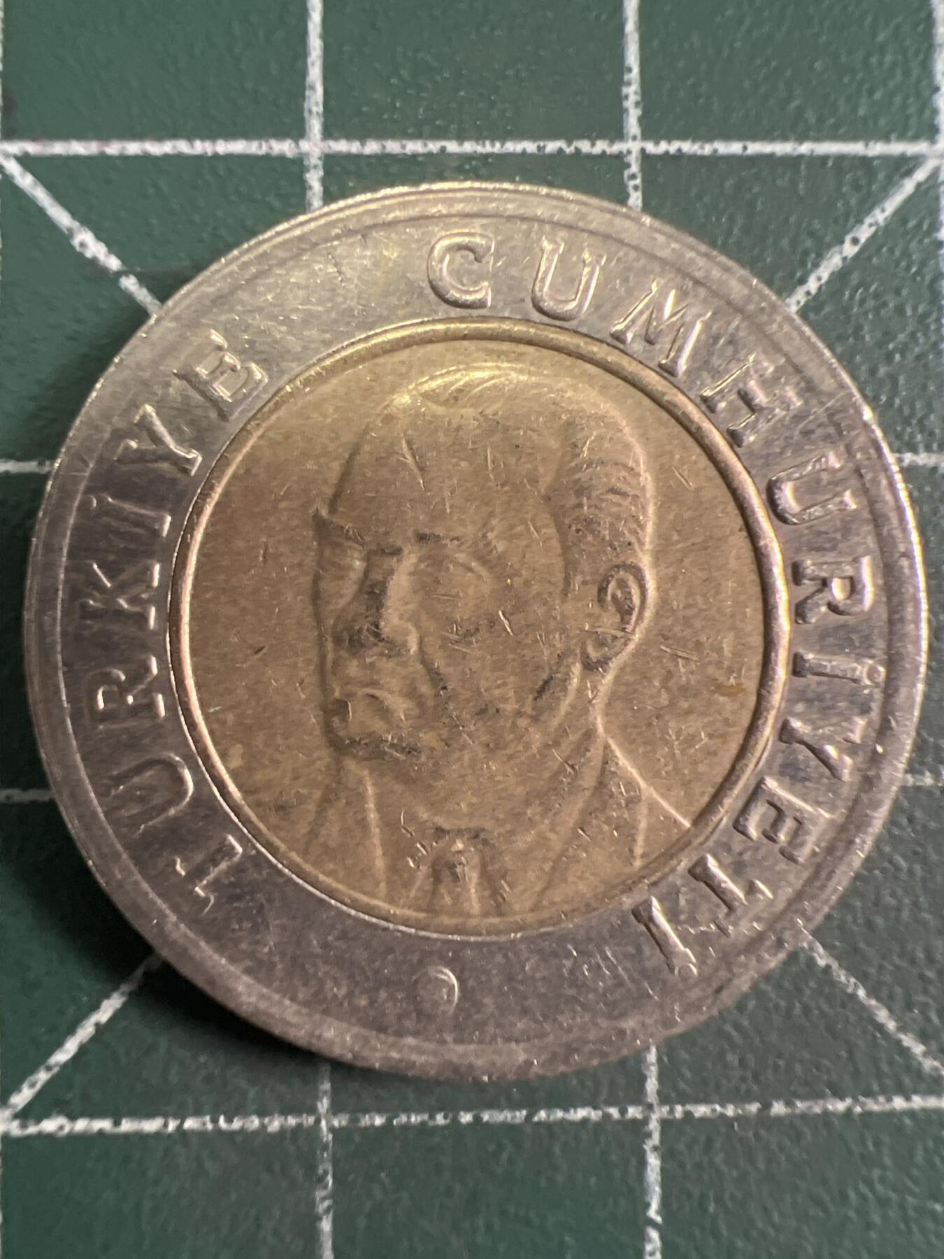 第645期 硬币专场 （无押金，捡漏，全场50包邮，偏远地区除外，接收代拍业务，本店十天发一次货） 土耳其1里拉 双色币