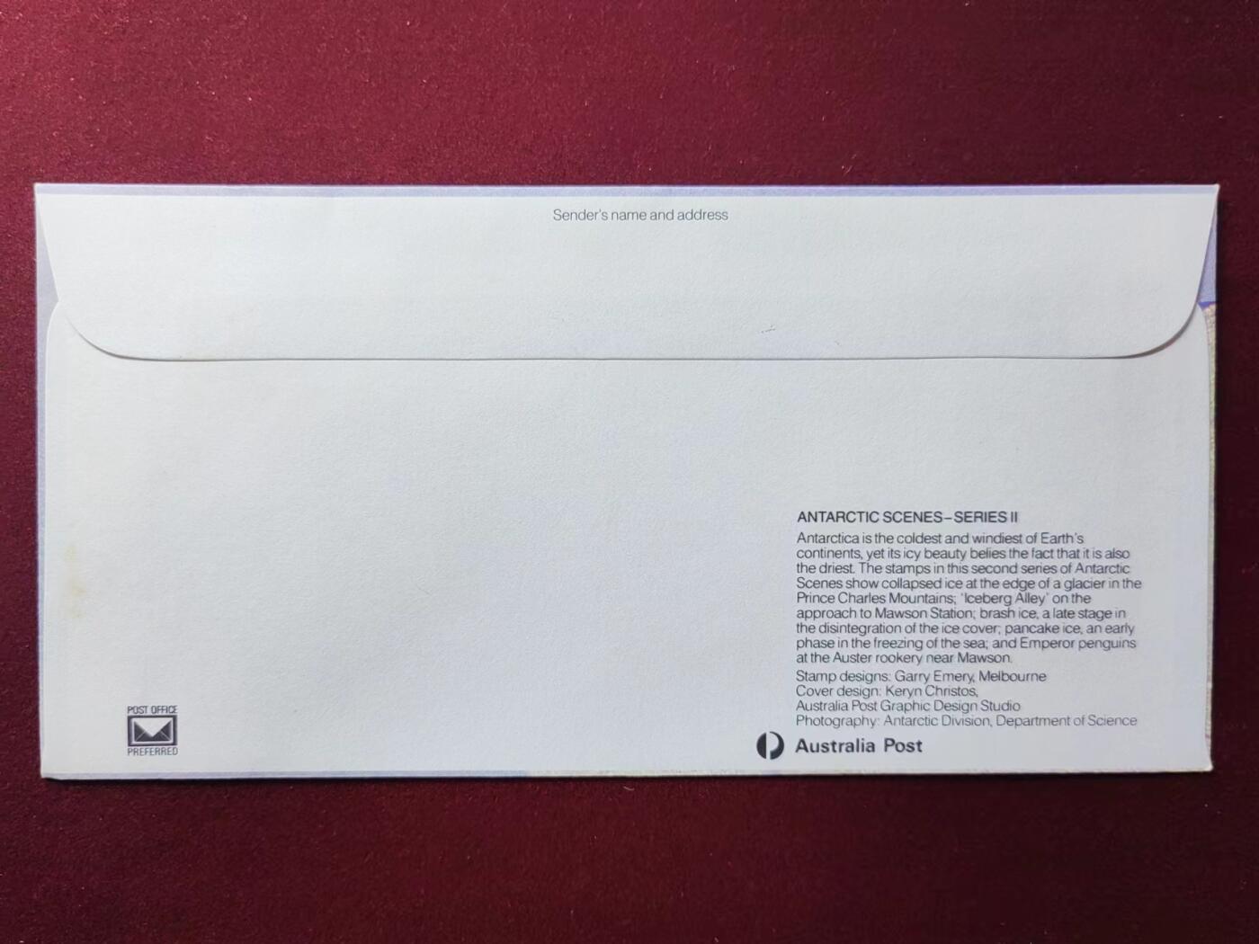 联合阁邮币社™ ——“多国邮品专场” 澳属南极 1985年 极地风光 
