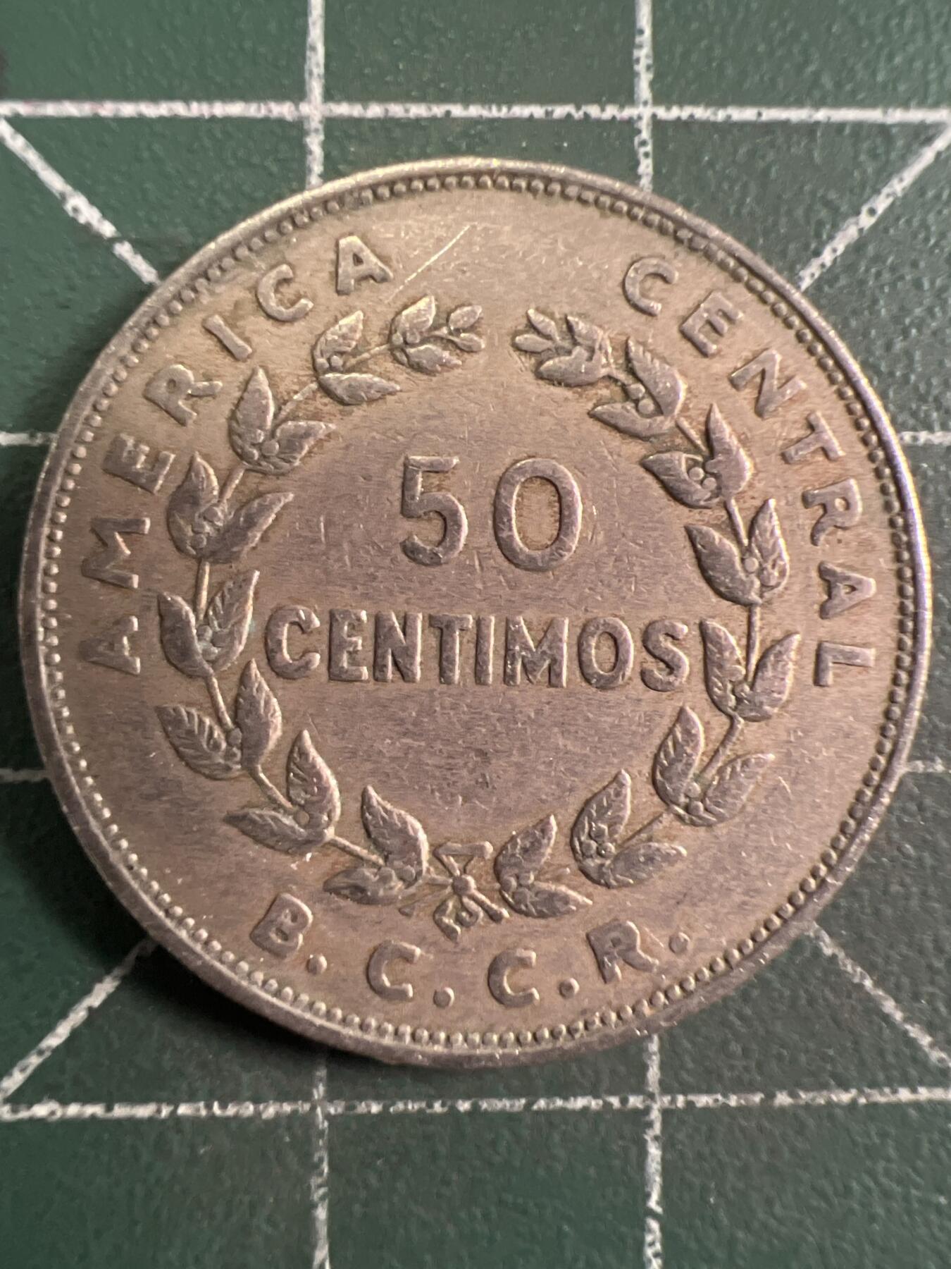 第664期 硬币专场 （无押金，捡漏，全场50包邮，偏远地区除外，接收代拍业务，本店十天发一次货） 哥斯达黎加50分 1965年