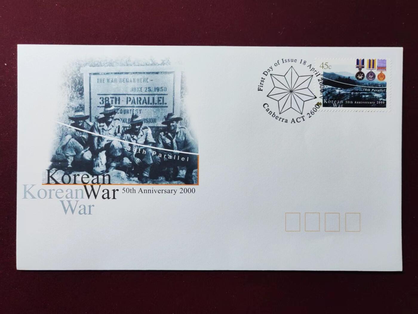 联合阁邮币社™ ——“多国邮品专场” 澳大利亚 2000年 朝鲜战争50周年