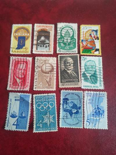 284美国专题纪念邮票12种不同一起出让。 - 284美国专题纪念邮票12种不同一起出让。