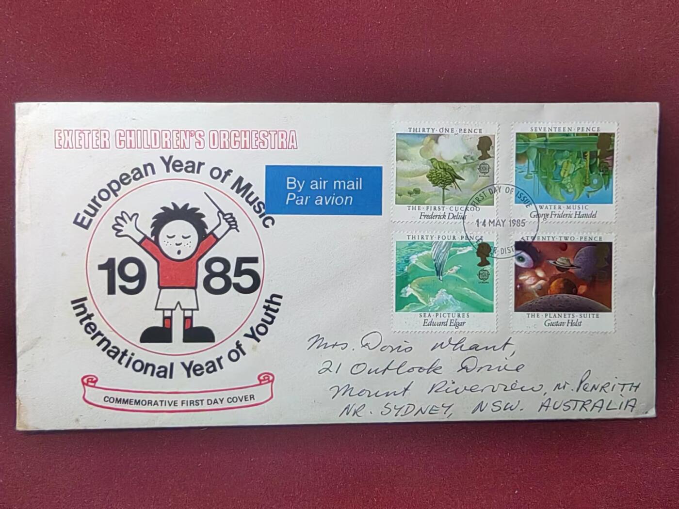 联合阁邮币社™ ——“多国邮品专场” 英国1985年 欧洲音乐年