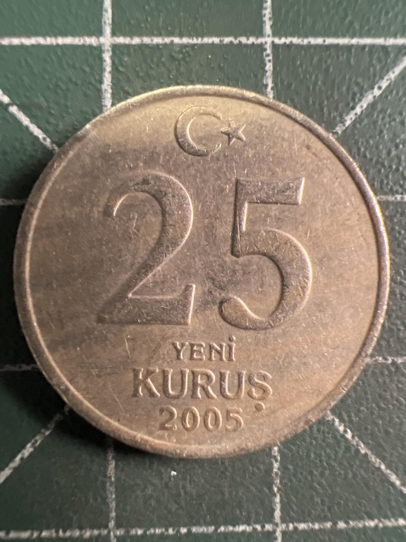 第645期 硬币专场 （无押金，捡漏，全场50包邮，偏远地区除外，接收代拍业务，本店十天发一次货） 土耳其25库鲁