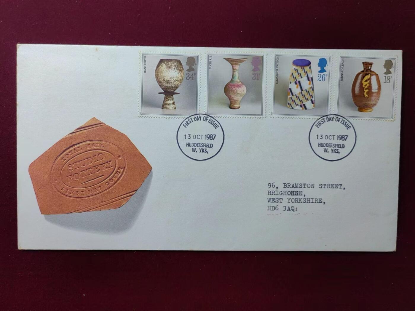 联合阁邮币社™ ——“多国邮品专场” 英国1987年 陶器艺术 