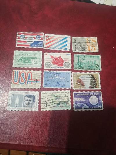 413美国专题纪念邮票12种不同一起出让。 - 413美国专题纪念邮票12种不同一起出让。