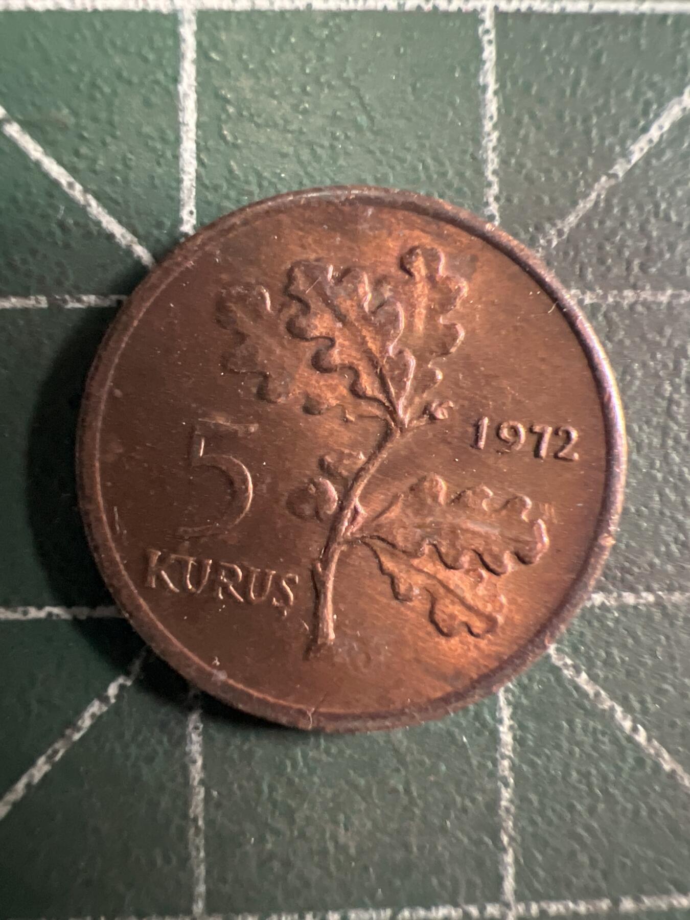 第645期 硬币专场 （无押金，捡漏，全场50包邮，偏远地区除外，接收代拍业务，本店十天发一次货） 土耳其5库鲁