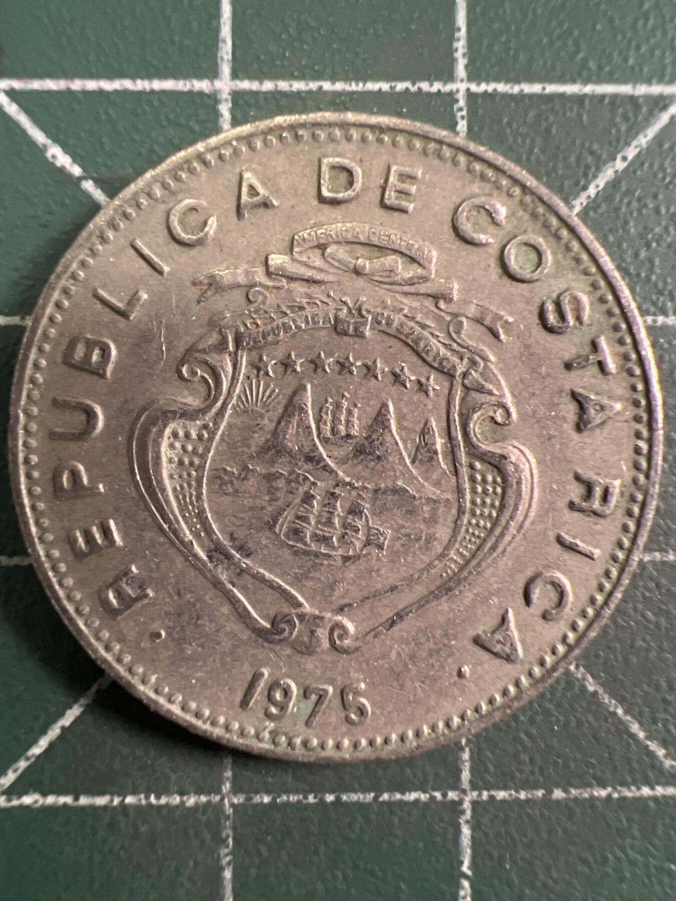 第645期 硬币专场 （无押金，捡漏，全场50包邮，偏远地区除外，接收代拍业务，本店十天发一次货） 哥斯达黎加50分 1975年