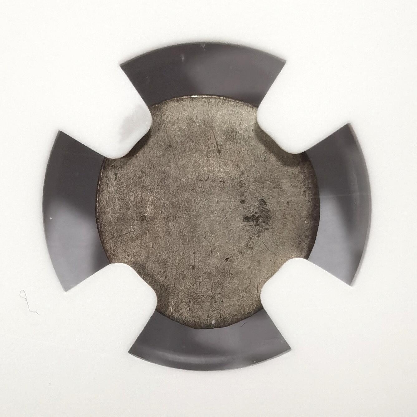 07月07日 世界币章 百年老精稀 NGC MS63 德国纽伦堡 1792年盾徽1芬尼 单面小银币 珍见高品相