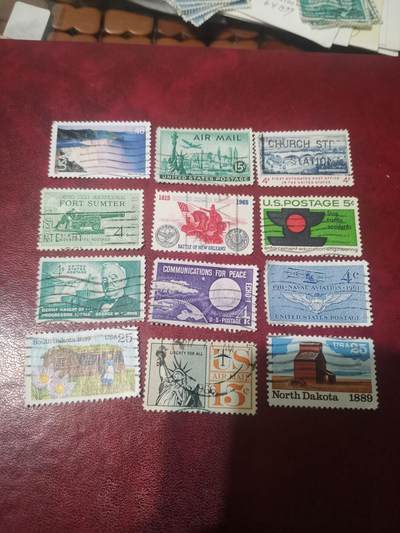 411美国专题纪念邮票12种不同一起出让。 - 411美国专题纪念邮票12种不同一起出让。