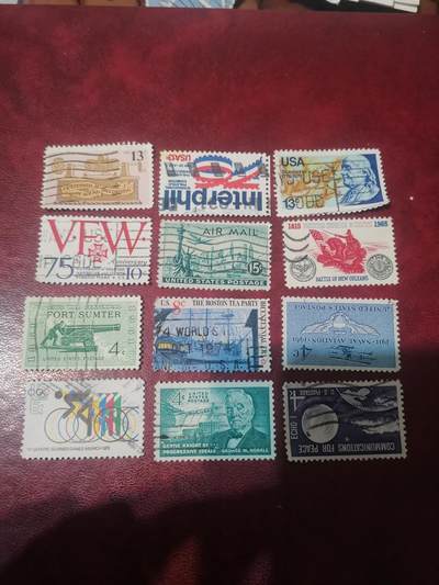 415美国专题纪念邮票12种不同一起出让。 - 415美国专题纪念邮票12种不同一起出让。