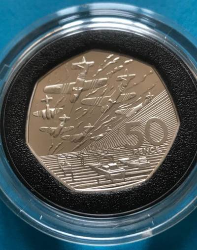 世界各国银币章专场（第九场） - 英国1994年50便士精致诺曼底登陆纪念银币