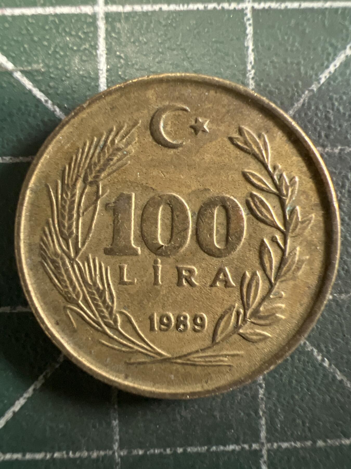 第646期 硬币专场 （无押金，捡漏，全场50包邮，偏远地区除外，接收代拍业务，本店十天发一次货） 土耳其100里拉