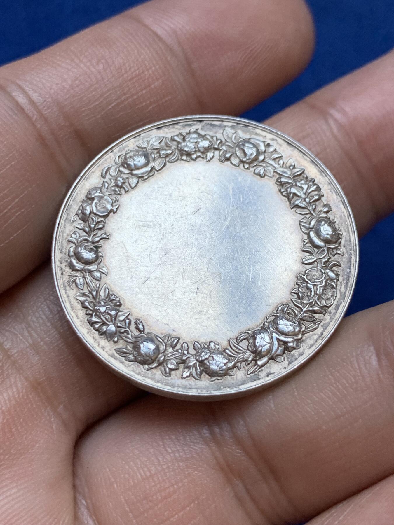 《竞宝斋》第286场-周六， 周日，周一 3场连拍 （全场包邮） 法国基督教婚礼圆型银代币 丰饶角1ARGENT 32mm 16.7g