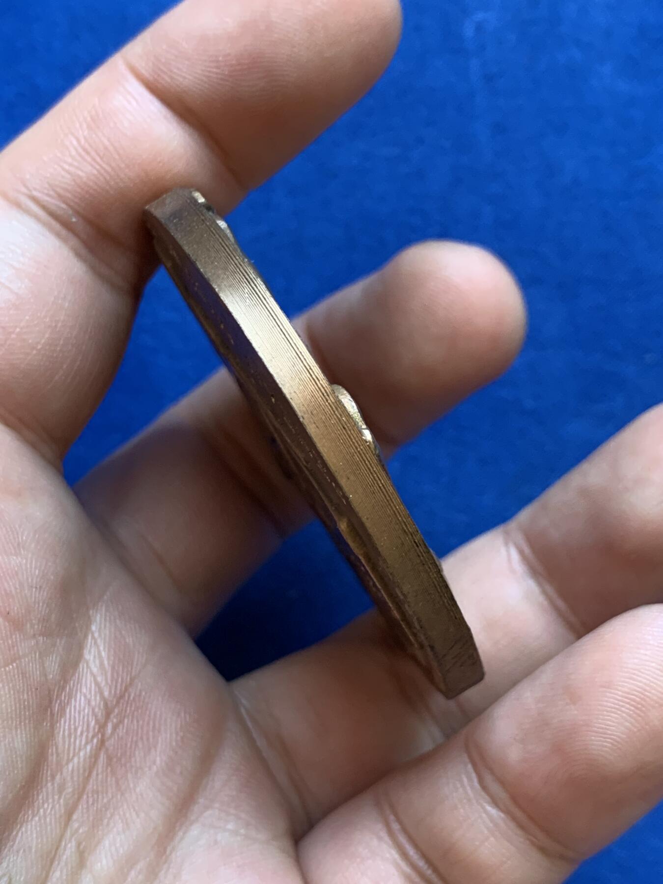 《竞宝斋》第286场-周六， 周日，周一 3场连拍 （全场包邮） 法国1968年建筑协会铜章 90g 53.6mm