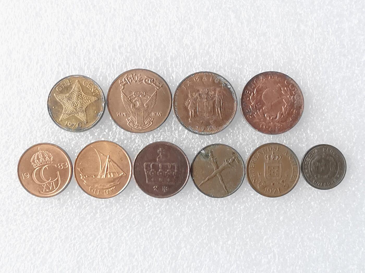 第一海外回流一元起拍收藏 散币专场 第101期 散币一组10枚